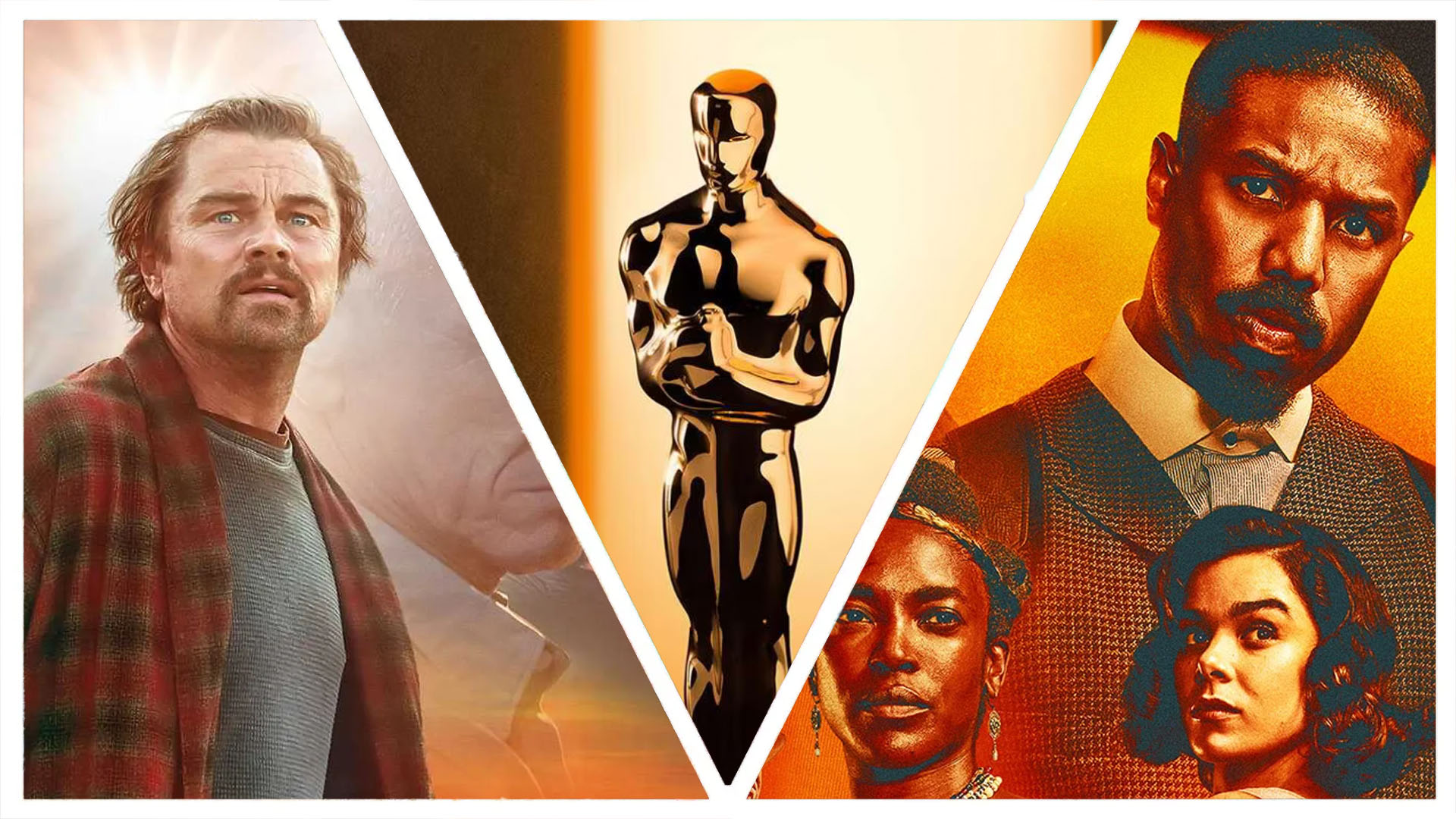 A picture of an Oscars statuette. 