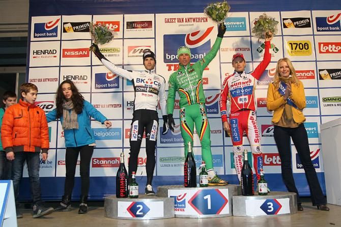 The podium in Hasselt