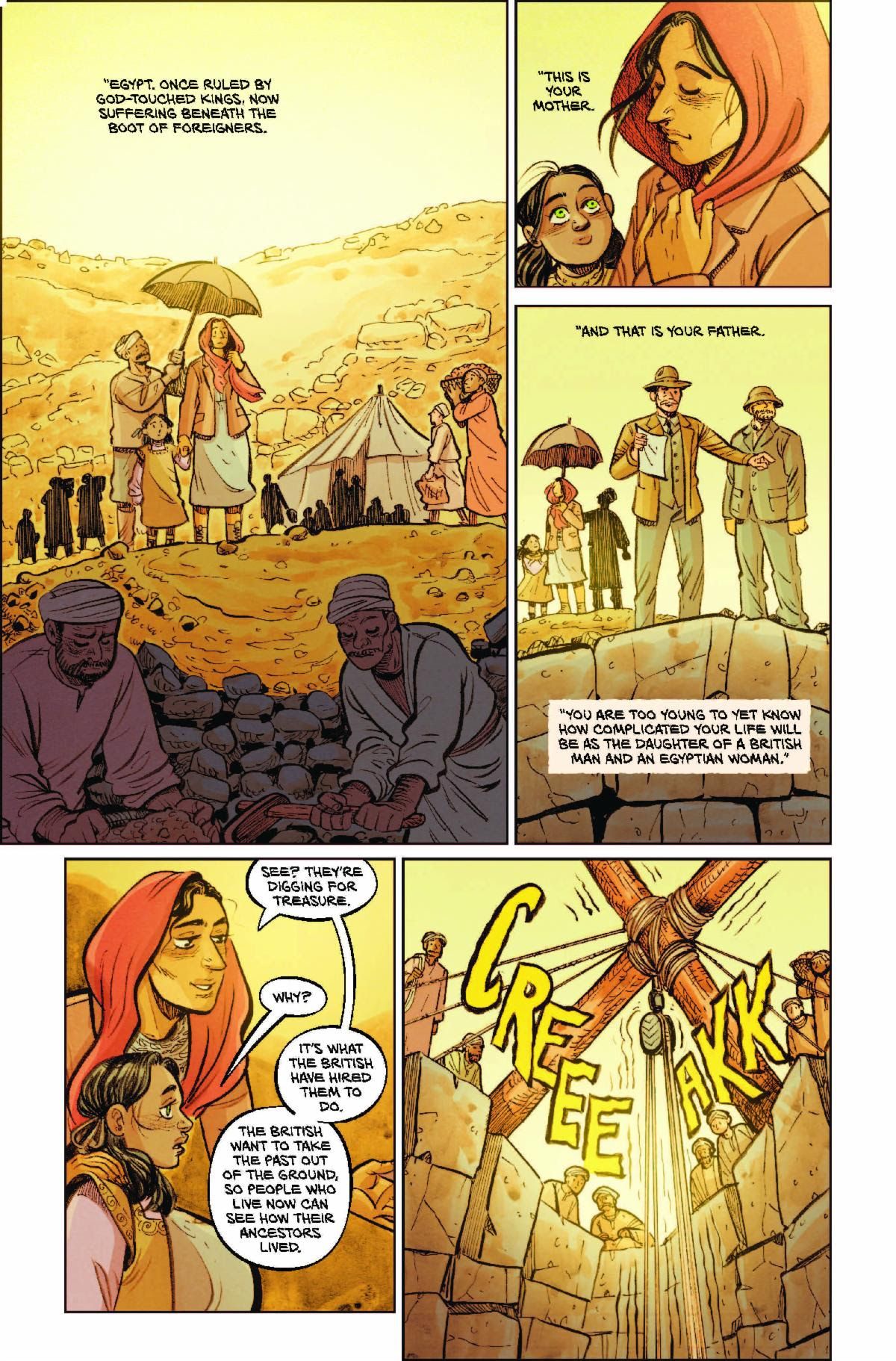 INterior pages from Universal Monsters: The Mummy #1.