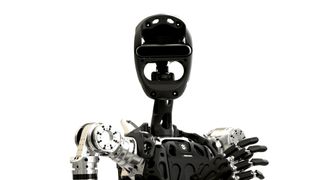 A promotional image of PNDbotic's Adam robot.