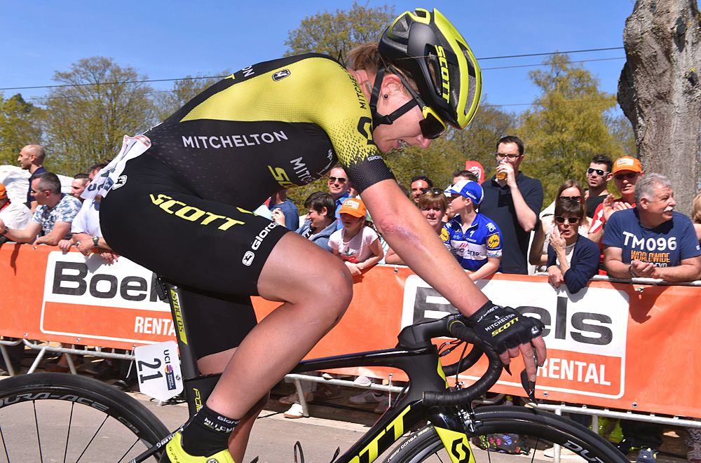 Amanda Spratt (Mitchelton-Scott) after 5th place at Fleche Wallonne