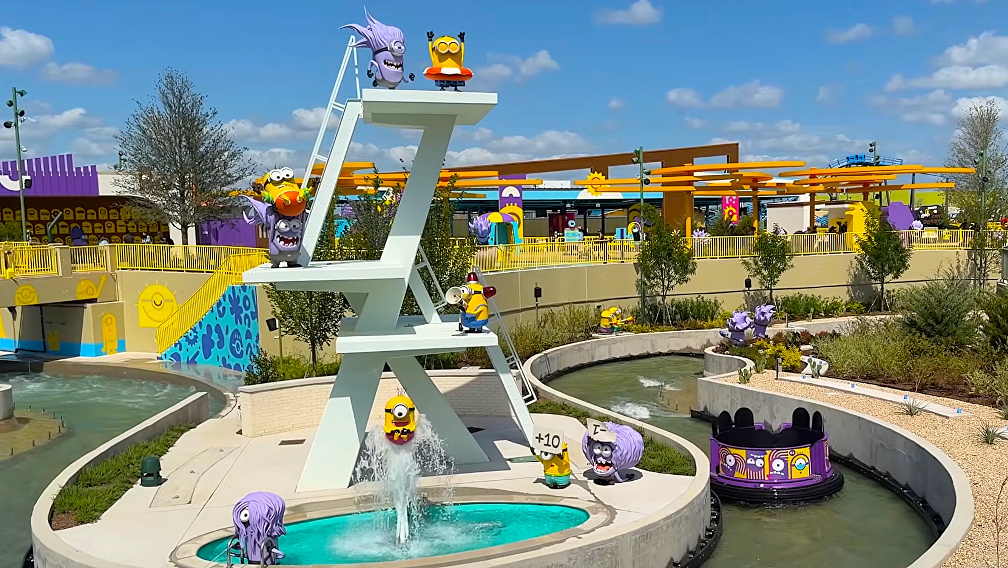 A screenshot of Universal Kids Resort's Minions Bello Bay Cruise ride.