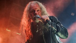 Johan Langqvist of Candlemass singing live in 2024