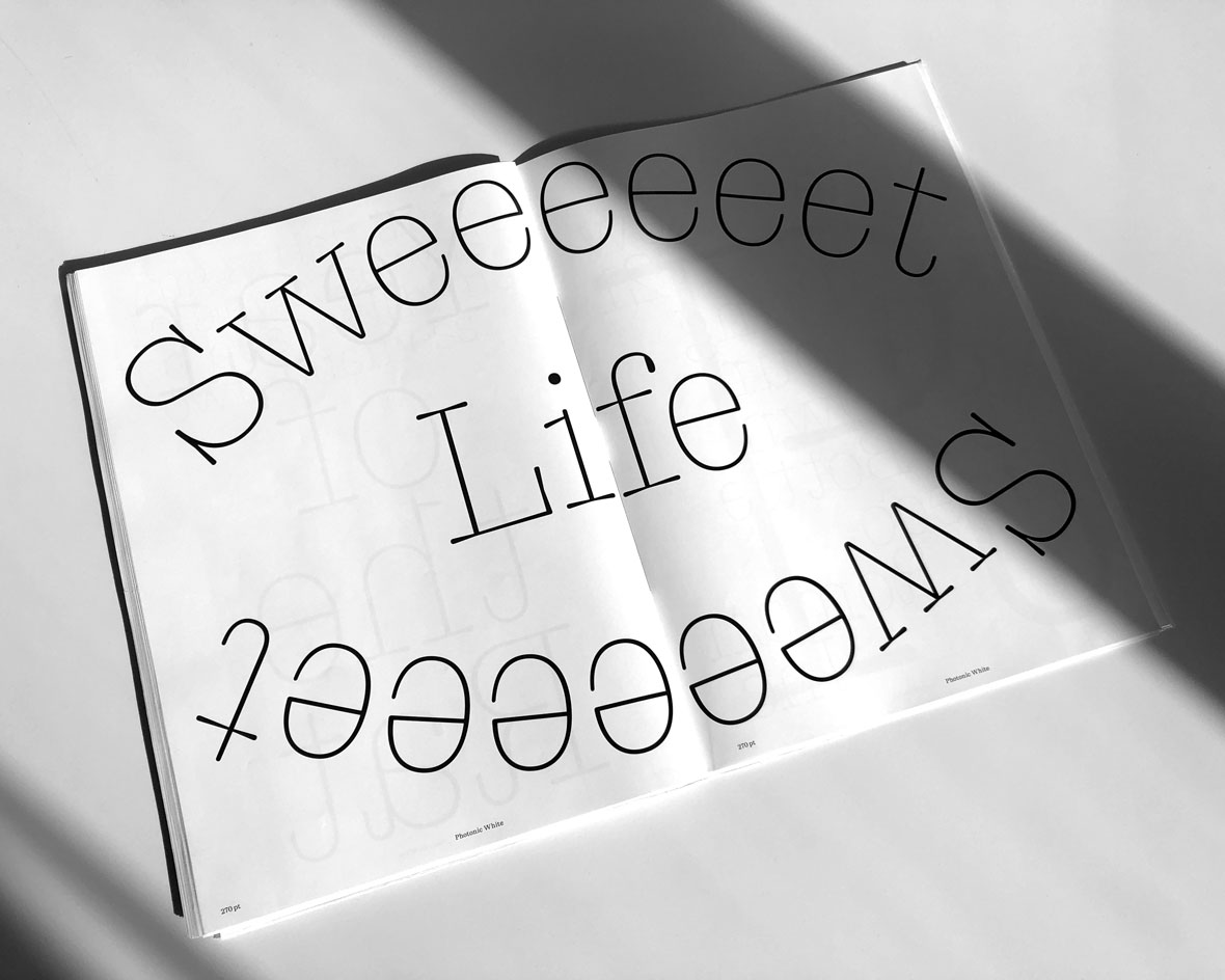 Magazine page with the words Sweet Life Sweet spread across it