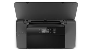 HP OfficeJet 200 Mobile review: the printer photographed from the top down