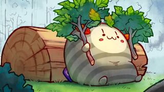 NFT gamers: creature from Axie Infinity relaxes