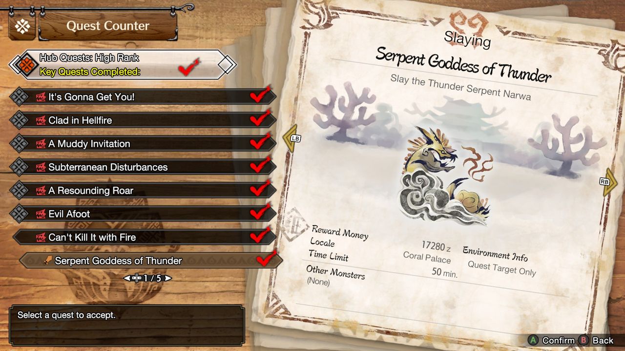 The Narwa quest you need to start Sunbreak