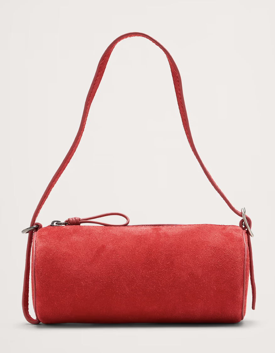 Banana Republic, Leather Barrel Bag