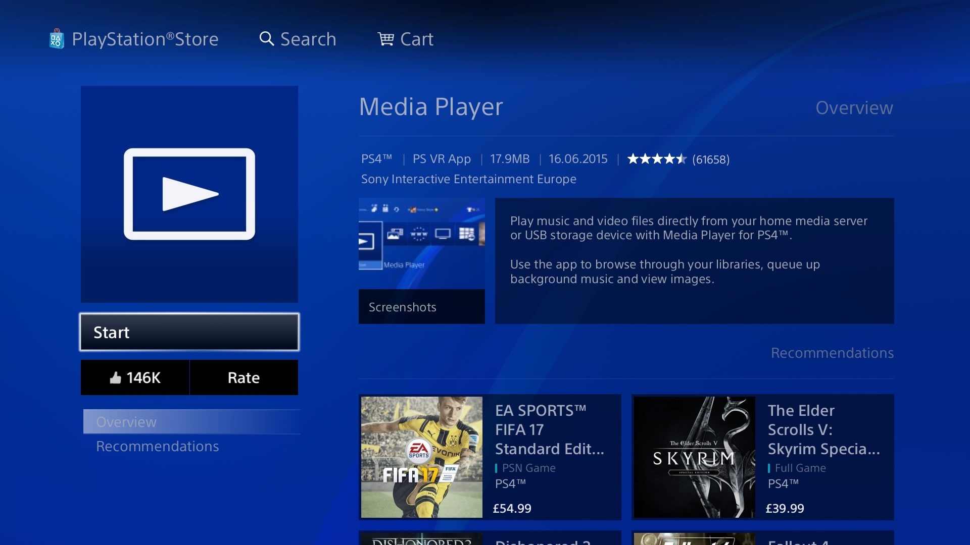using universal media server with ps4