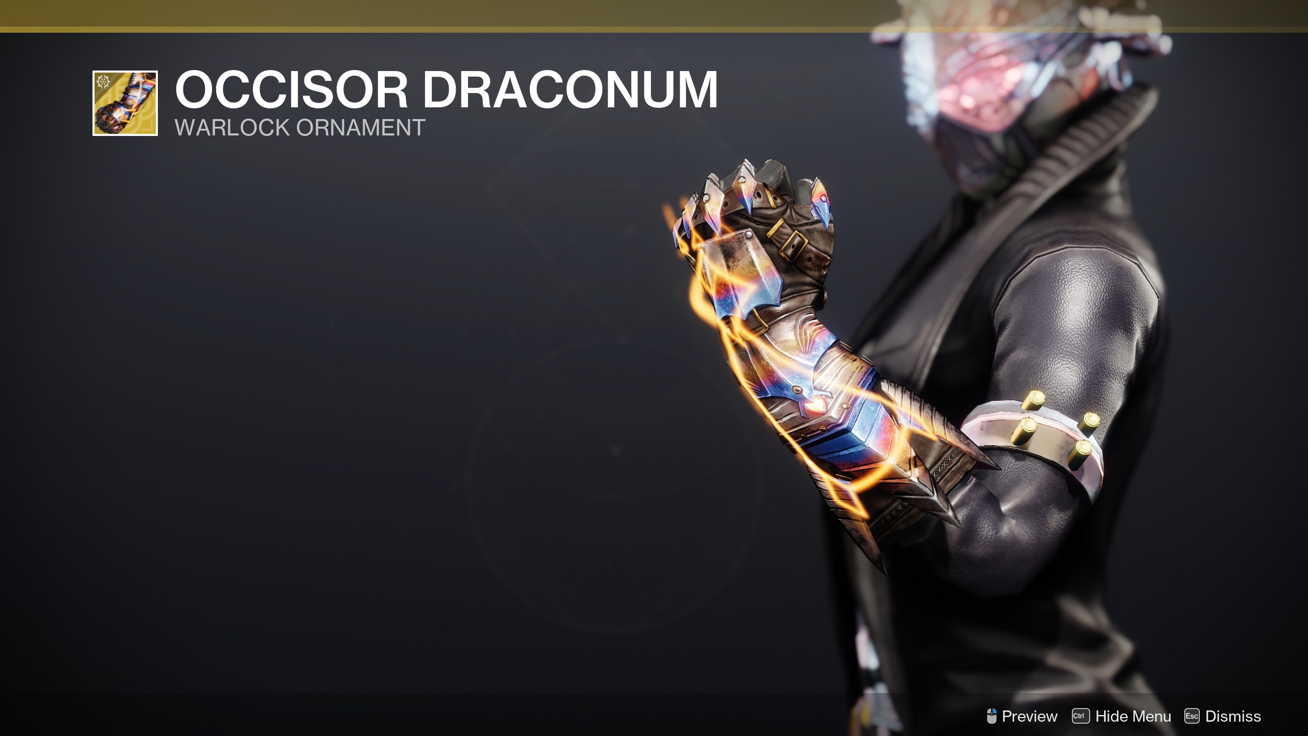 Destiny 2 Occisor Dracanum ornament
