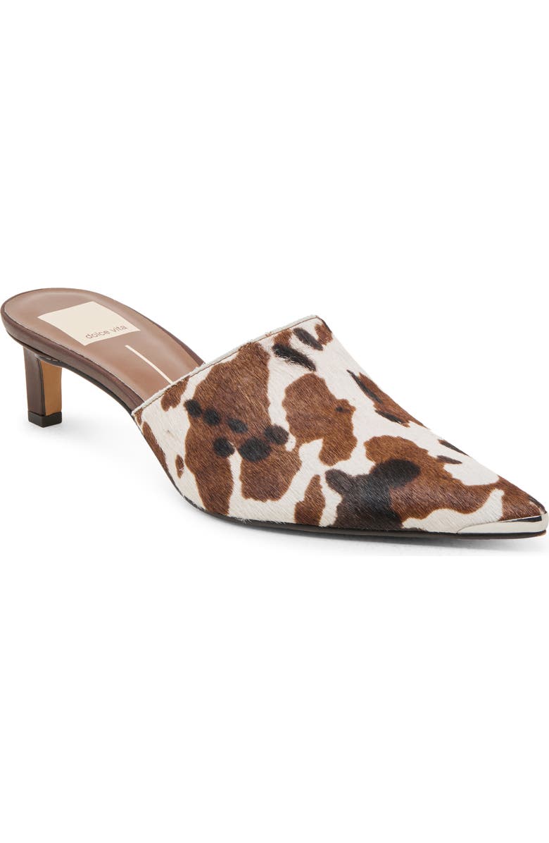 Lexy Pointed Toe Kitten Heel Mule