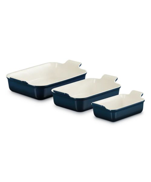 Heritage 3-Piece Rectangular Baking Dish Set
