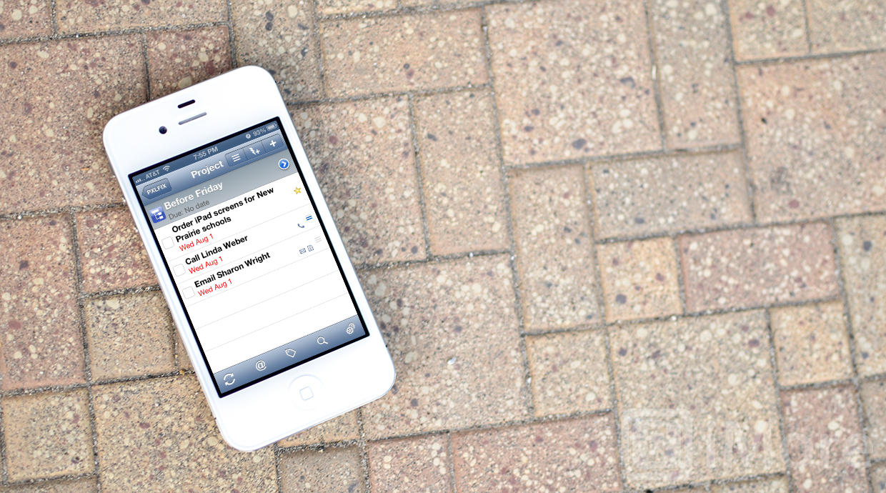 OmniFocus vs Todo vs Things tasks projects lists