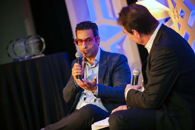 Vizio GM and VP of product, data science and analytics Charbel Markhoul speaks during the Midday Keynote, titled &ldquo;What&rsquo;s Next for Automatic Content Recoginition Data.&rdquo;