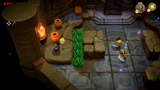 The player picks up a jar in The Legend of Zelda Echoes of Wisdom.