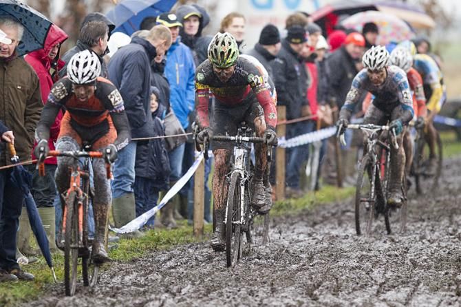 Sven Nys had a disastrous race in Loenhout