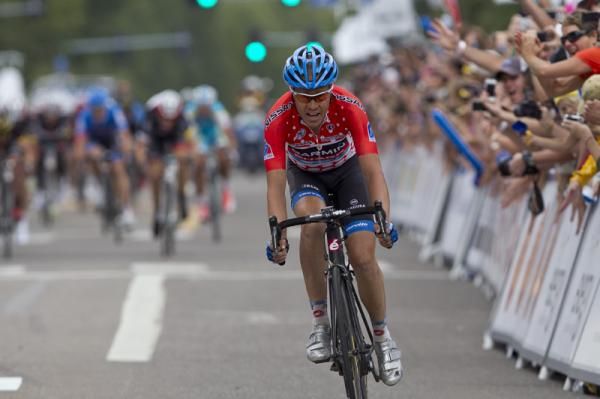 Tom Danielson (Garmin-Sharp) solos to victory at the USA Pro Challenge's queen stage into Aspen