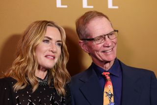 Kate Winslet and Antony Penrose attend "Lee" New York Screening at Museum of Modern Art on September 25, 2024 in New York City.