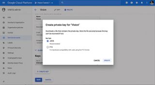 A guide to Google's Cloud Vision: Create a service account
