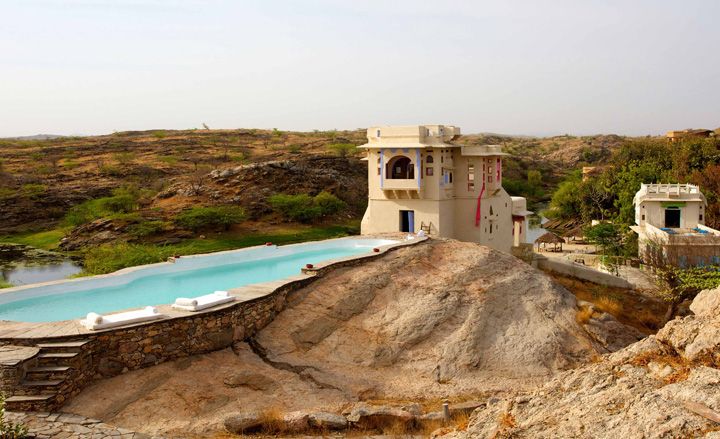 Outside view of Lakshman Sagar Heritage Resort