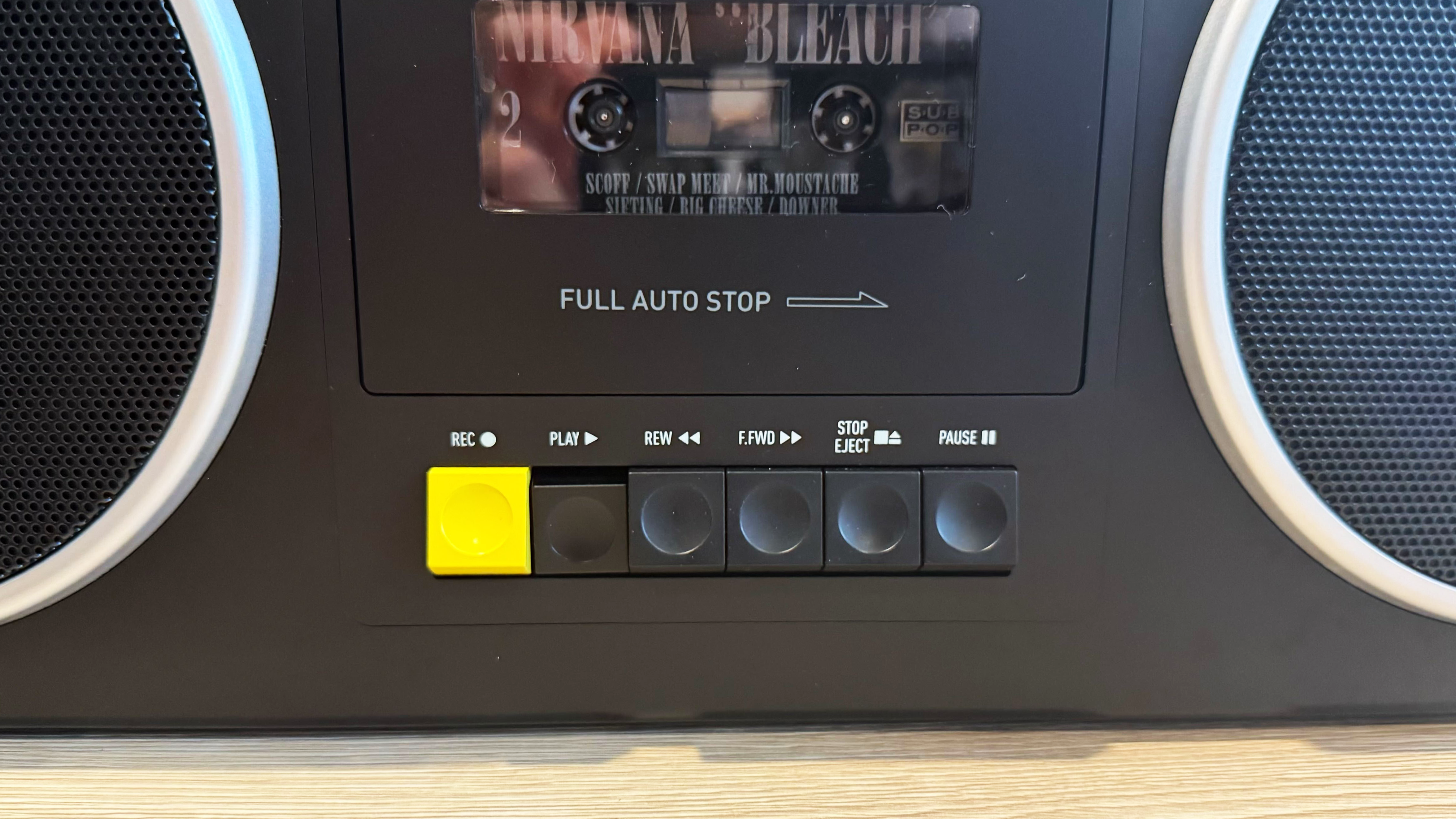the we are rewind portable speaker cassette player