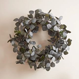 Succulent & Eucalyptus Wreath