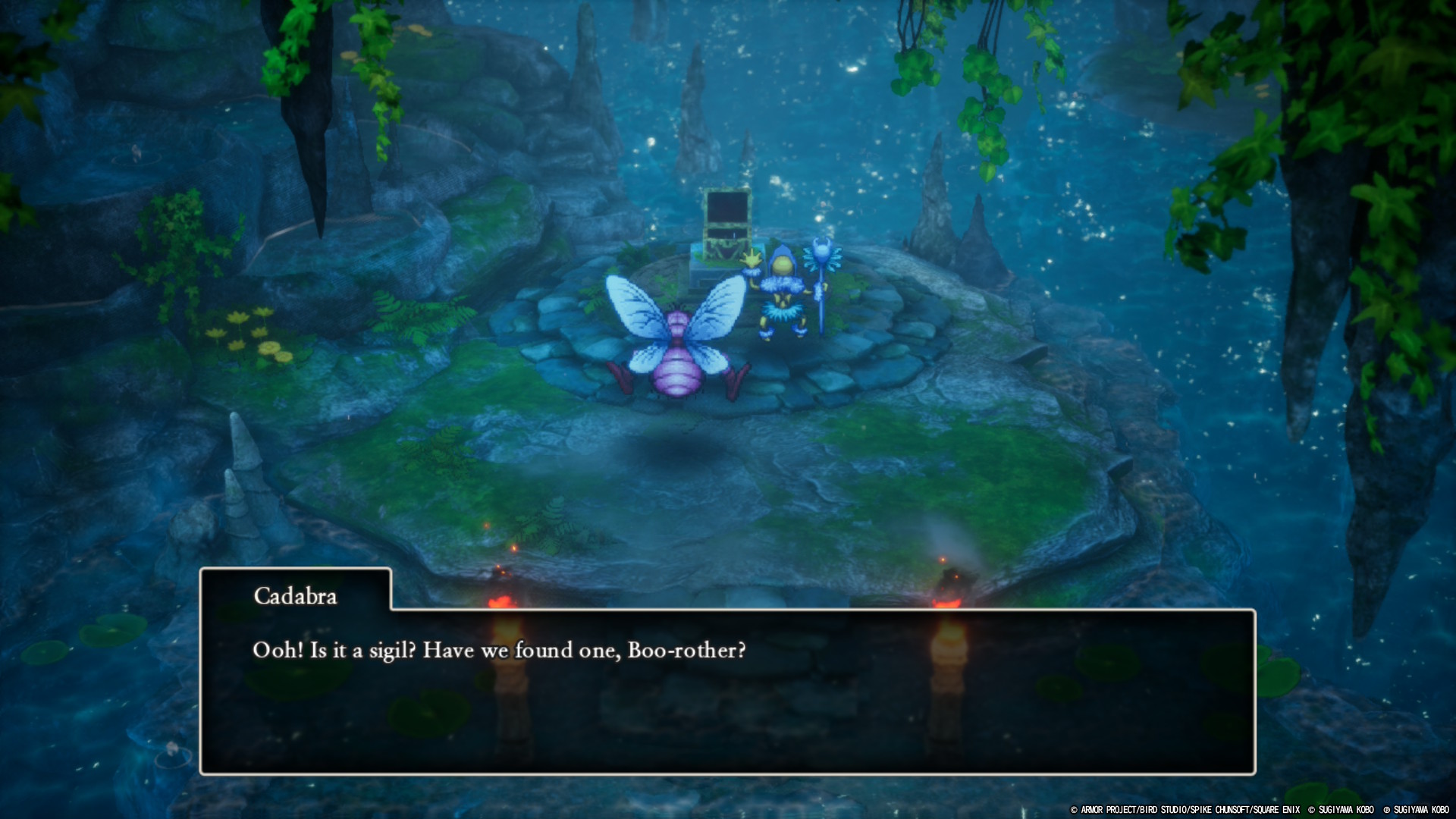 Two fiends scheming in Dragon Quest I & II HD-2D Remake