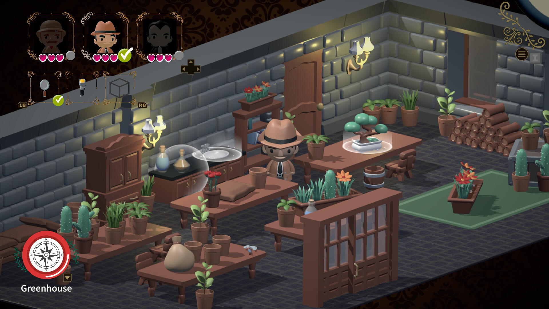 A screenshot of the upcoming Switch game, Clue: Death by Murder