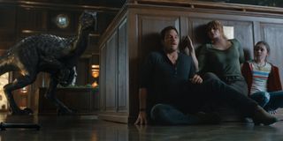 Chris Pratt and Bryce Dalla Howard in Jurassic World: Fallen Kingdom