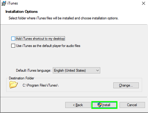how to make itunes my default player