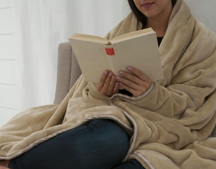 This weighted blanket is the best gift, and it's on major sale at