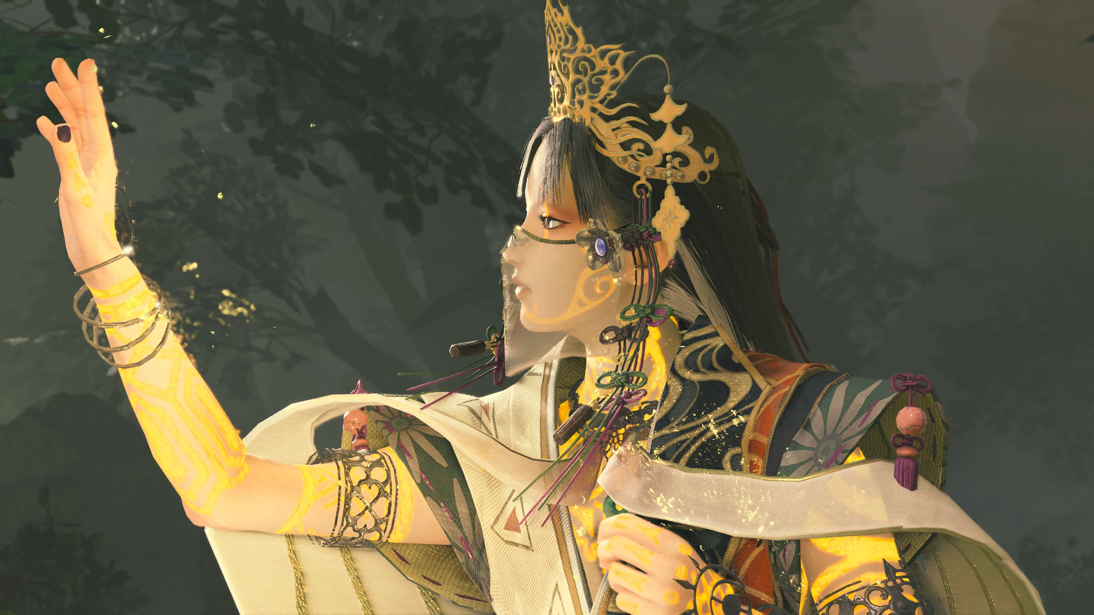 Screenshot of Kunitsu-Gami: Path of the Goddess on Xbox Series X.