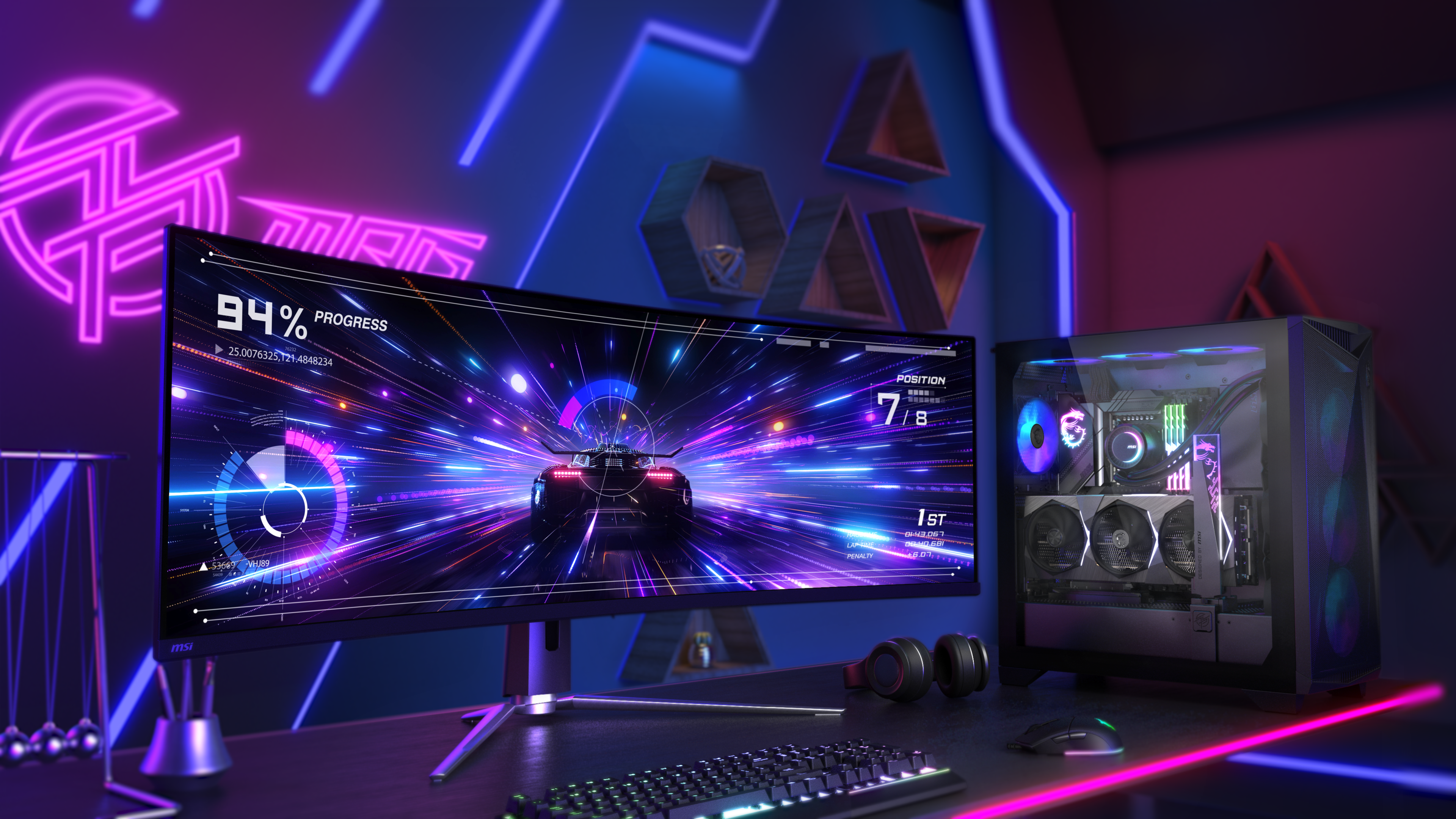 MSI MPG 491CQPX QD-OLED Monitor