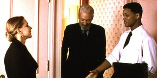 Stockard Channing, Donald Sutherland, and Will Smith in Six Degrees of Separation