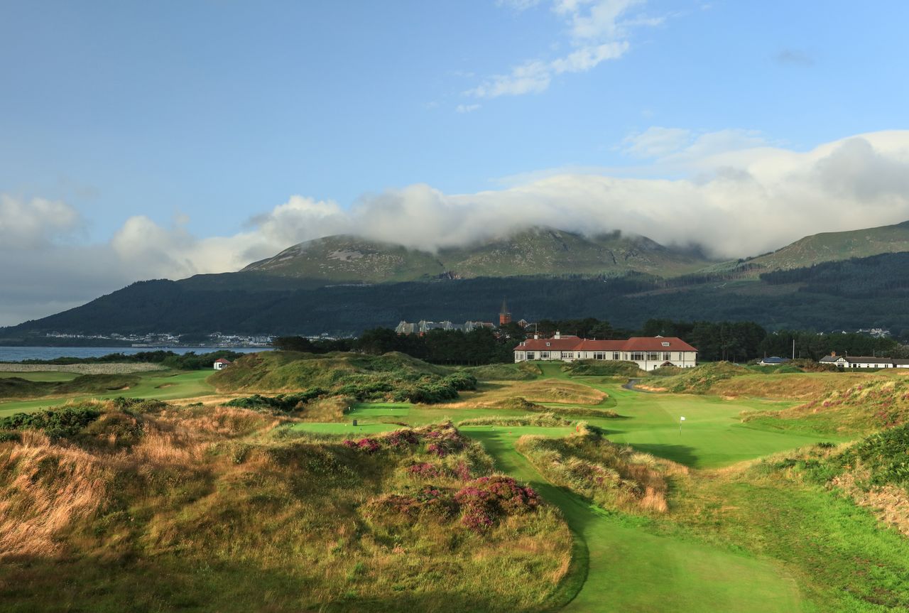 Royal County Down par-3 10th hole pictured
