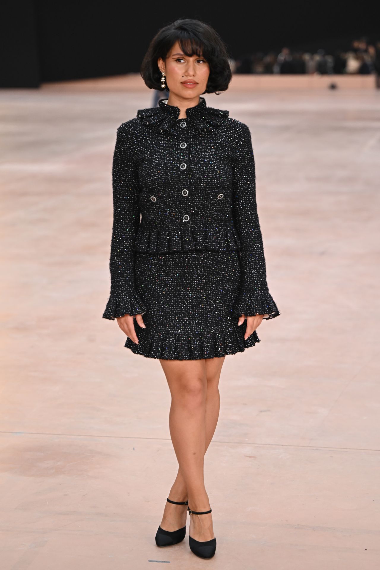 Raye, Tyla at the chanel show