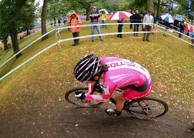 Arley Kemmerer (PB2) riding in fourth place behind Wyman