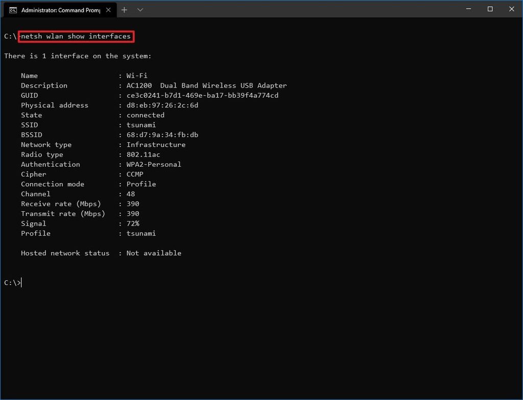 How to manage wireless networks with Command Prompt on Windows 10 ...