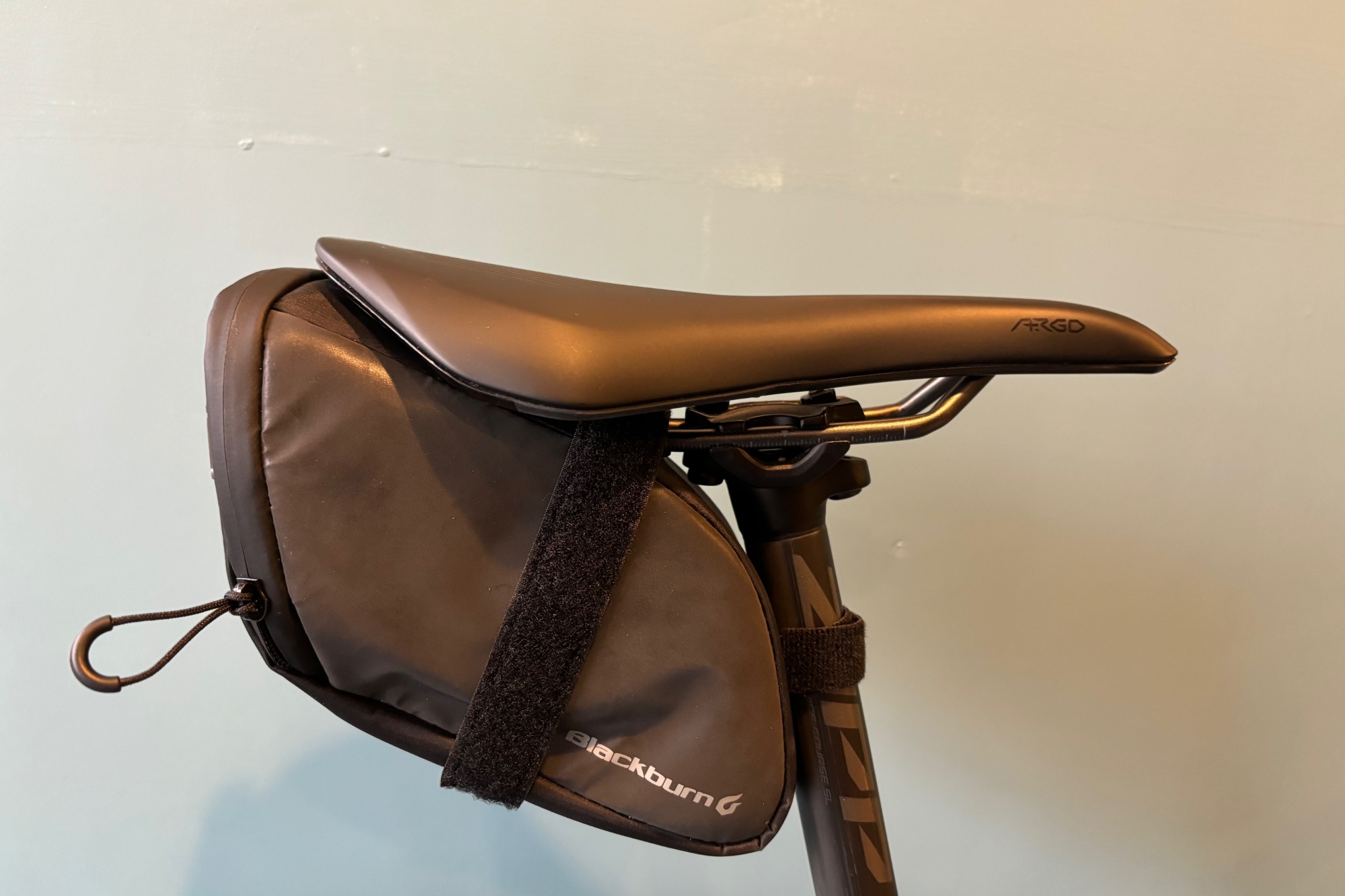 Blackburn Grid Large seat pack attached to a bike