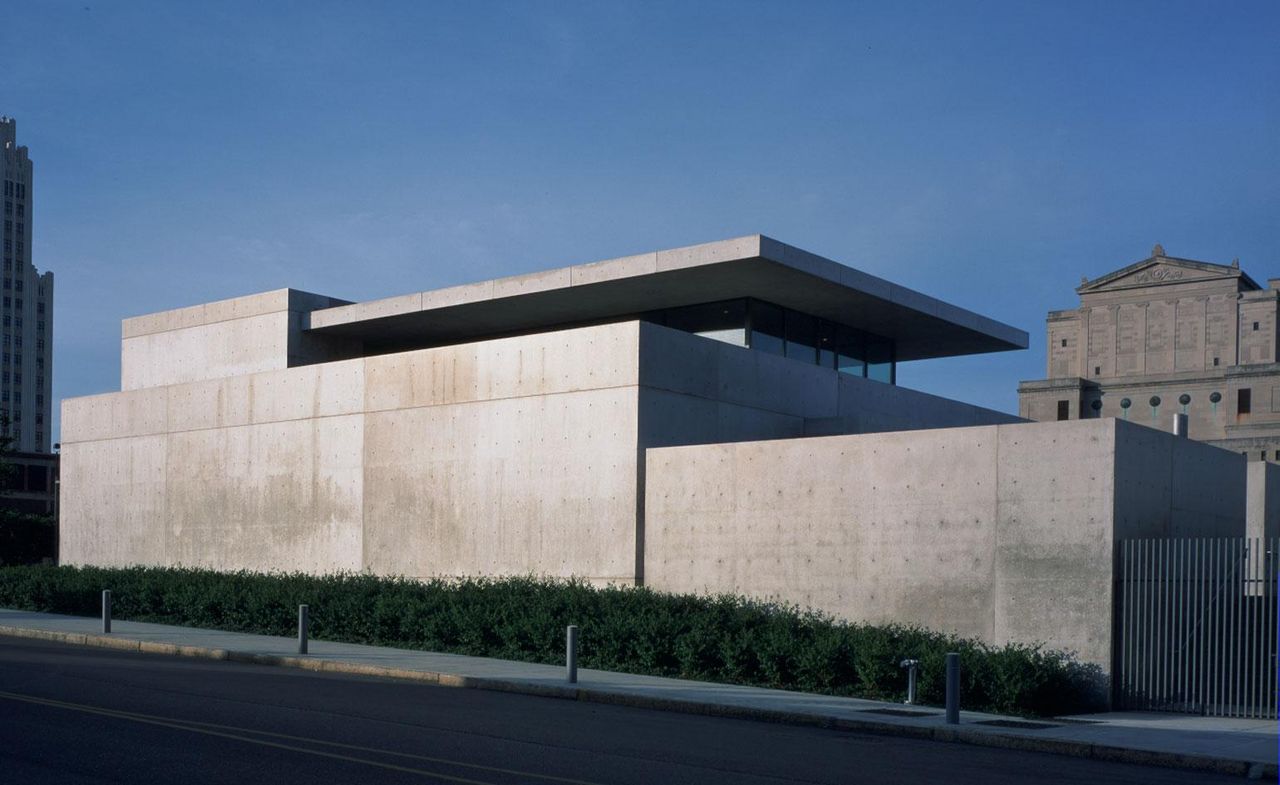 Tadao Ando&#039;s original building for the foundation