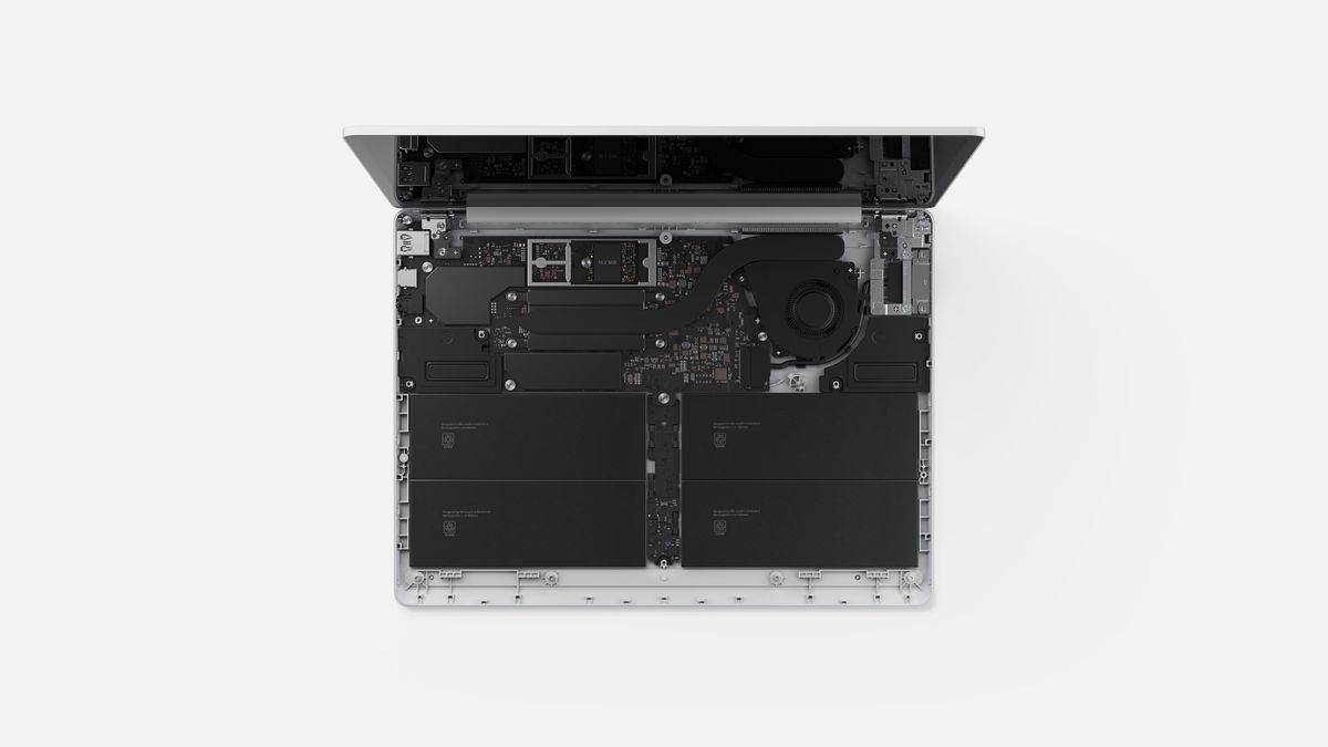 Surface Laptop Go 2 on the Inside