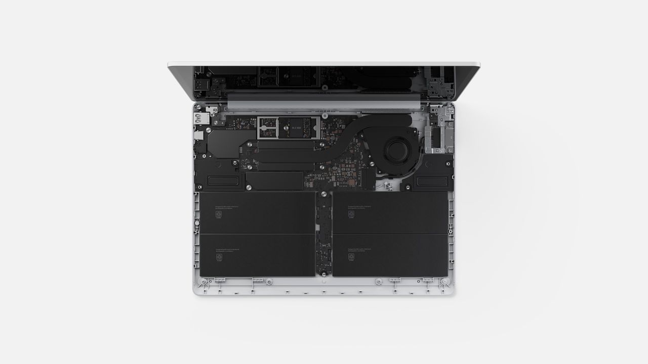 Surface Laptop Go 2 on the Inside