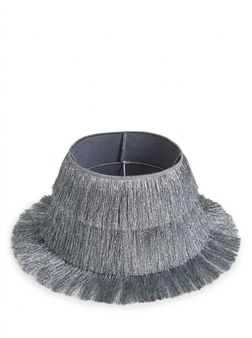 Textured Tinsel Tree Skirt