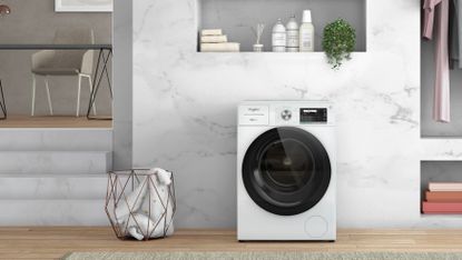 Whirlpool SupremeSilence washing machine in living space