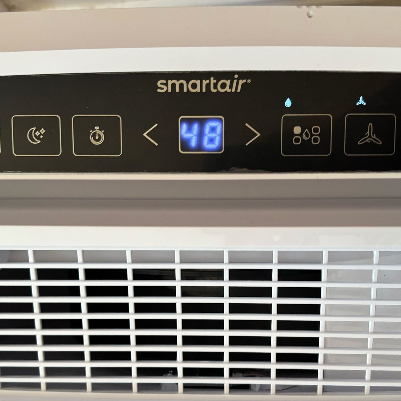 smartair dry zone dehumidifier led display