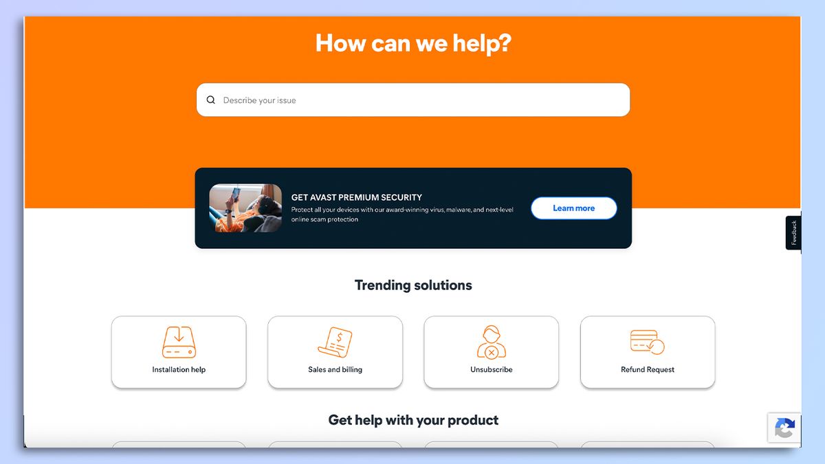 Avast One antivirus software screenshot