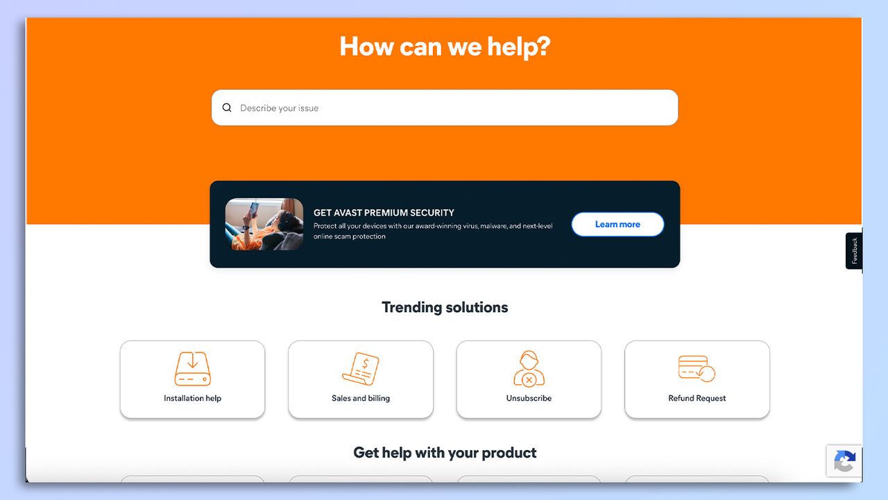 Avast One antivirus software screenshot