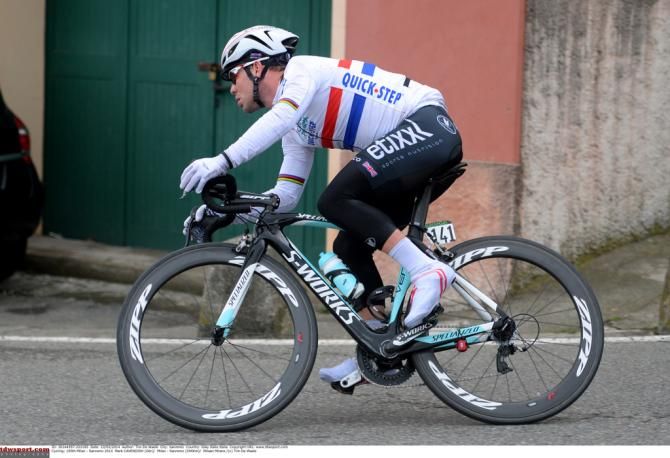 Mark Cavendish didn't have the legs after a long wet day in the saddle