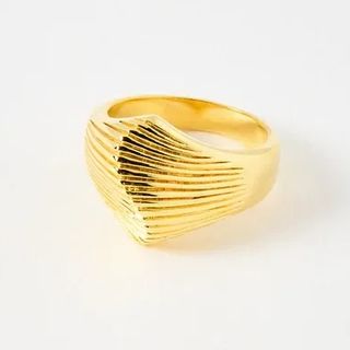 Oliver Bonas Sculptural Wave Ring