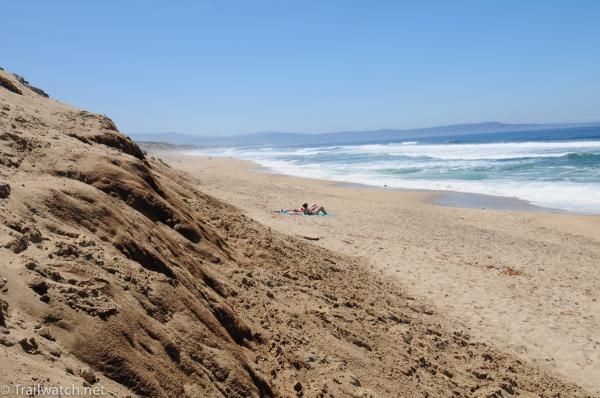 Miles and miles of nearly deserted beaches in Monterey